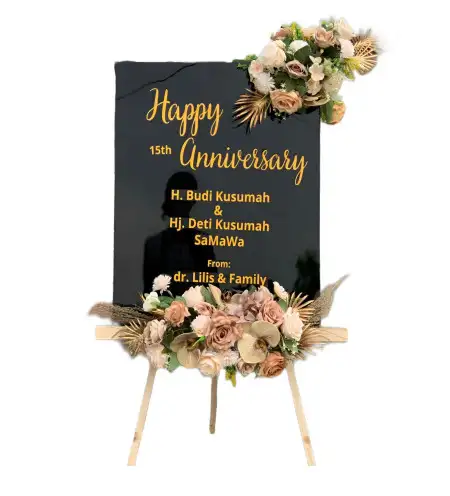 Papan Bunga Akrilik Liluwo